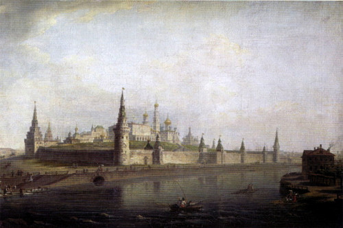 Максим Воробьев. Вид Московского Кремля со стороны Каменного моста. 1819 г.