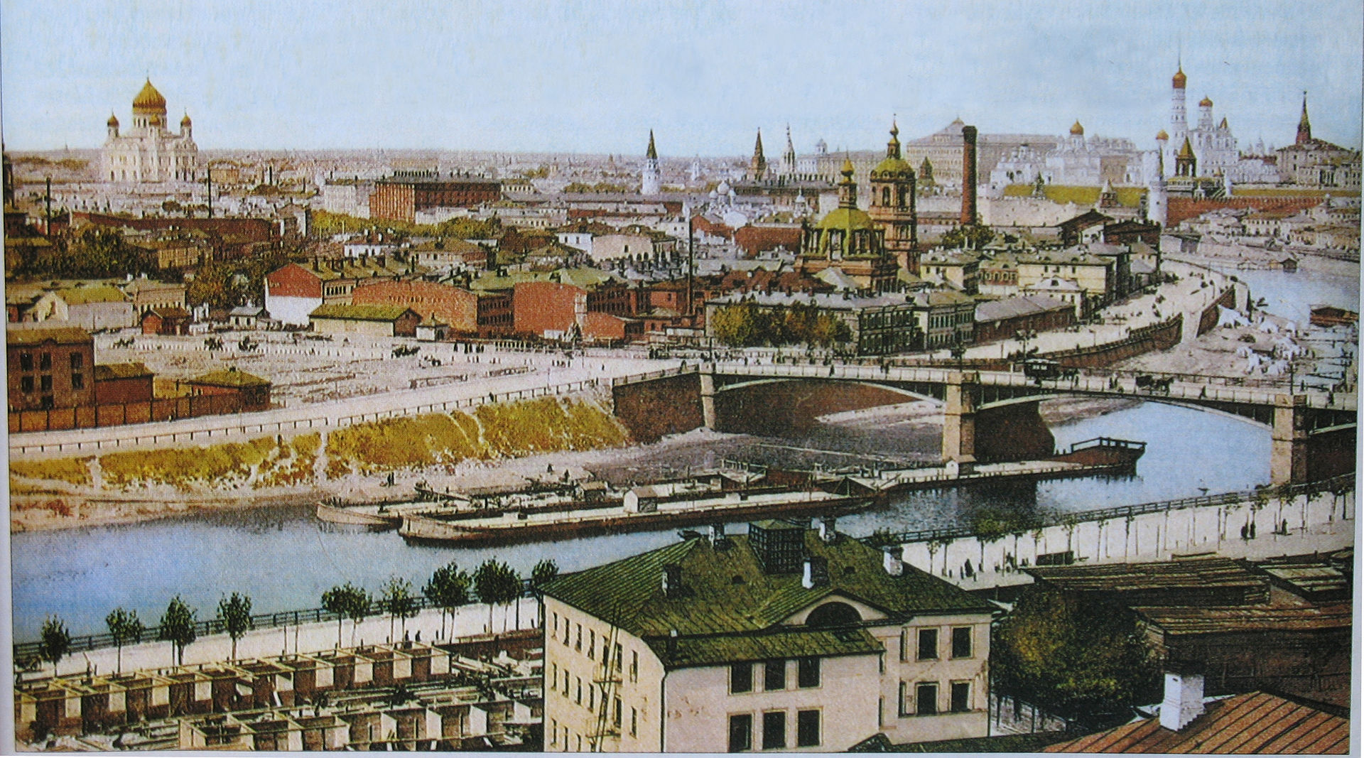 Панорама Москвы 1912 года