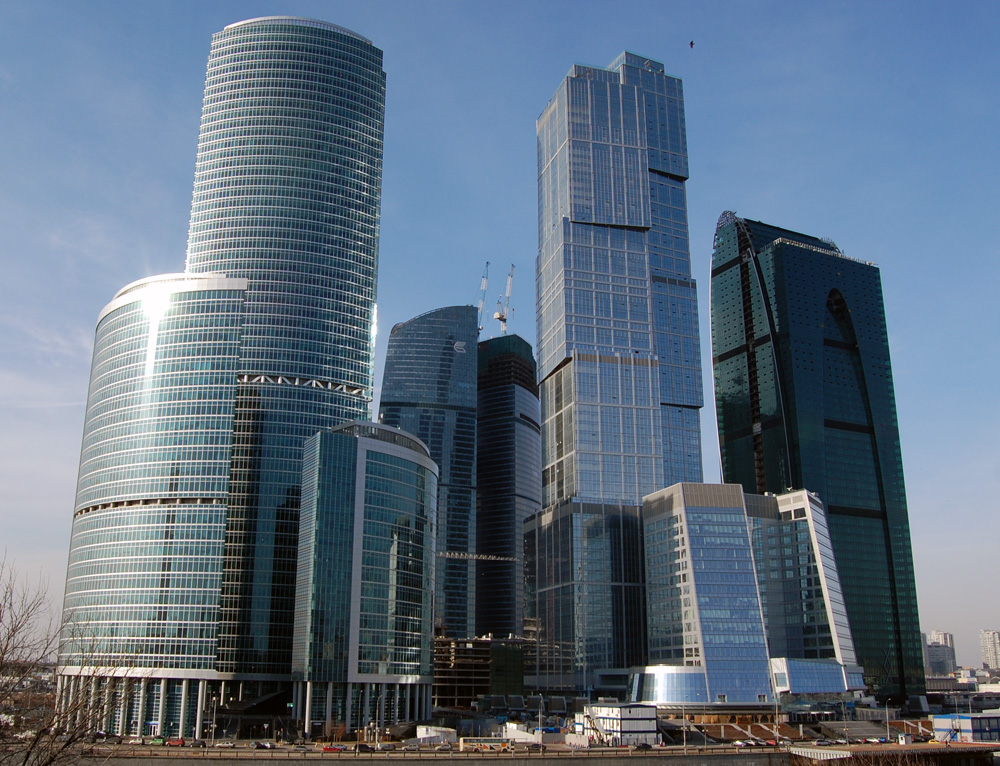Москва-Сити, 28 марта 2010.