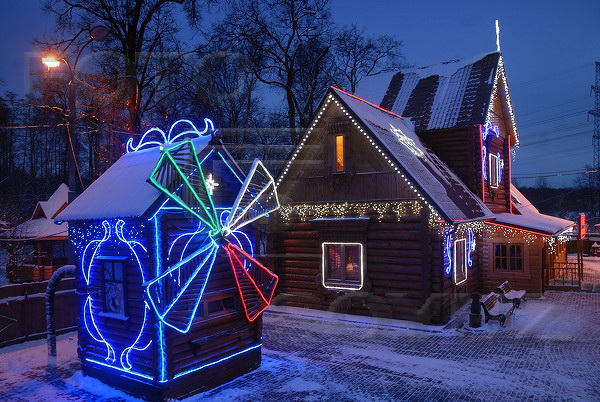 Кузьминский лесопарк - резиденция Деда Мороза