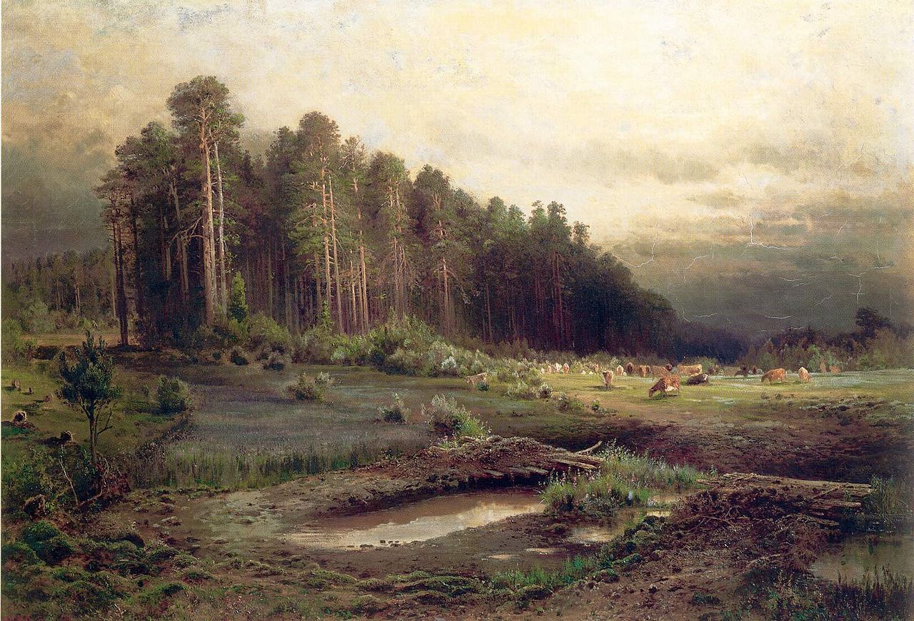 Алексей Саврасов. Лосиный остров в Сокольниках, 1869